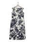 MACKINTOSH LONDON（マッキントッシュ ロンドン）の古着「ノースリーブワンピース」｜ホワイト×ネイビー