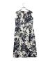 MACKINTOSH LONDON (マッキントッシュ ロンドン) ノースリーブワンピース ホワイト×ネイビー サイズ:38 未使用品：15000円