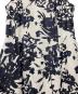 中古・古着 MACKINTOSH LONDON (マッキントッシュ ロンドン) ノースリーブワンピース ホワイト×ネイビー サイズ:38 未使用品：15000円