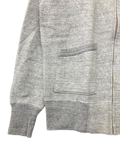 BUZZ RICKSON'S（バズリクソンズ）Buzz Rickson's (バズリクソンズ) “U.S. ARMY EDWARDS A.F.BASE” SET-IN ZIP SWEAT SHIRT グレー サイズ:Lの古着・服飾アイテム