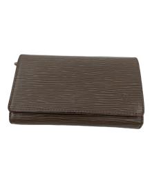 LOUIS VUITTON（ルイ ヴィトン）の古着「2つ折り財布」｜ブラウン