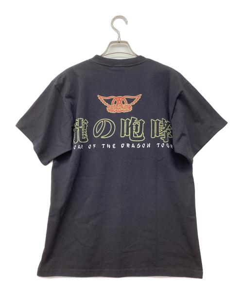 giant（ジャイアント）GIANT (ジャイアント) USA製 エアロスミス ジャパンツアーT The Roar Of The Dragon Tour（「龍の咆哮」日本ツアー） ブラック サイズ:Mの古着・服飾アイテム