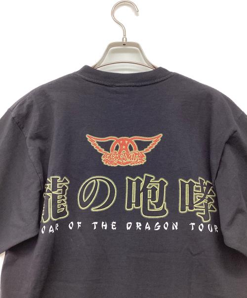 giant（ジャイアント）GIANT (ジャイアント) USA製 エアロスミス ジャパンツアーT The Roar Of The Dragon Tour（「龍の咆哮」日本ツアー） ブラック サイズ:Mの古着・服飾アイテム