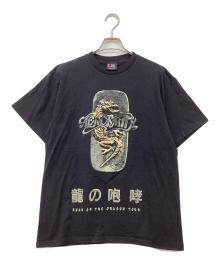 giant（ジャイアント）の古着「USA製 エアロスミス ジャパンツアーT The Roar Of The Dragon Tour（「龍の咆哮」日本ツアー）」｜ブラック