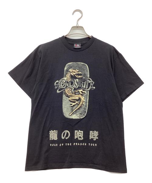 giant（ジャイアント）GIANT (ジャイアント) USA製 エアロスミス ジャパンツアーT The Roar Of The Dragon Tour（「龍の咆哮」日本ツアー） ブラック サイズ:Mの古着・服飾アイテム