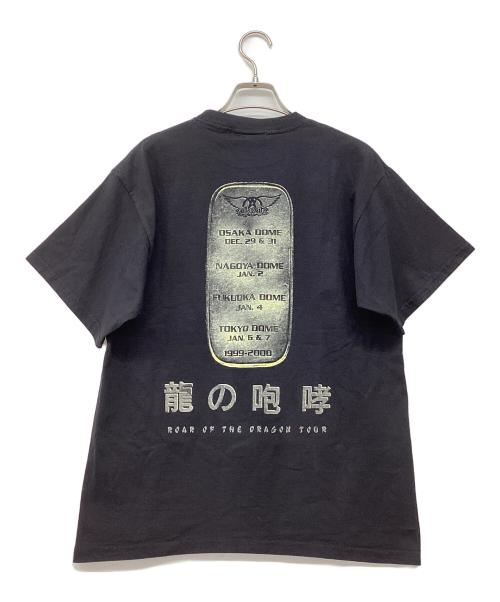 giant（ジャイアント）GIANT (ジャイアント) USA製 エアロスミス ジャパンツアーT The Roar Of The Dragon Tour（「龍の咆哮」日本ツアー） ブラック サイズ:Mの古着・服飾アイテム
