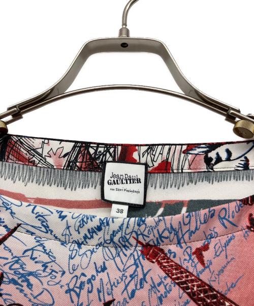 Jean Paul GAULTIER（ジャンポールゴルチェ）Jean Paul GAULTIER (ジャンポールゴルチェ) 総柄ブラウス レッド サイズ:38の古着・服飾アイテム