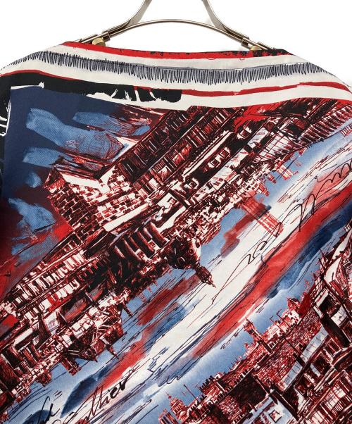 Jean Paul GAULTIER（ジャンポールゴルチェ）Jean Paul GAULTIER (ジャンポールゴルチェ) 総柄ブラウス レッド サイズ:38の古着・服飾アイテム