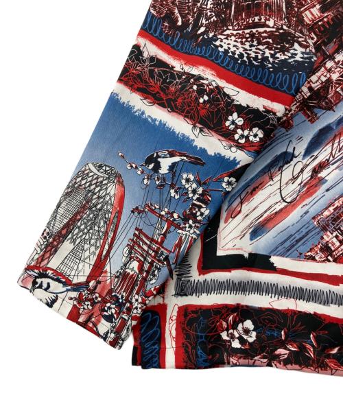 Jean Paul GAULTIER（ジャンポールゴルチェ）Jean Paul GAULTIER (ジャンポールゴルチェ) 総柄ブラウス レッド サイズ:38の古着・服飾アイテム