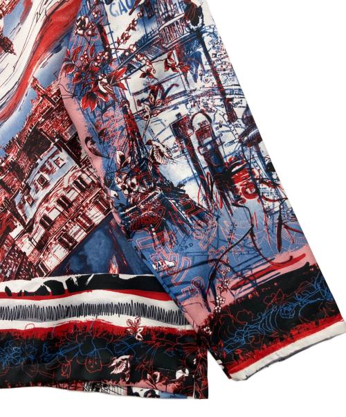 Jean Paul GAULTIER（ジャンポールゴルチェ）Jean Paul GAULTIER (ジャンポールゴルチェ) 総柄ブラウス レッド サイズ:38の古着・服飾アイテム
