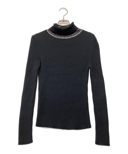 Jean Paul GAULTIER（ジャンポールゴルチェ）Jean Paul GAULTIER (ジャンポールゴルチェ) タートルネックニット ブラック サイズ:38の古着・服飾アイテム