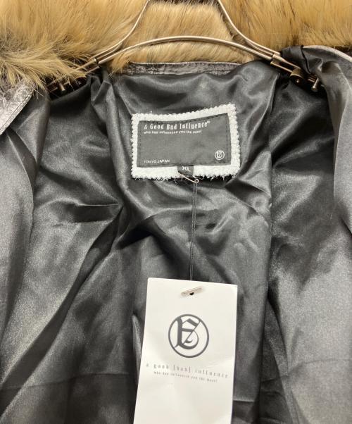 a good bad influence（アグッドバッドインフルエンス）a good bad influence (アグッドバッドインフルエンス) カウレザージャケット グレー サイズ:XL 未使用品の古着・服飾アイテム