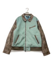 glamb（グラム）の古着「ライダースジャケット」｜グリーン×ブラウン
