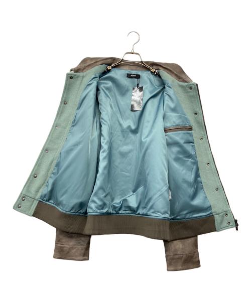 glamb（グラム）glamb (グラム) ライダースジャケット グリーン×ブラウン サイズ:L 未使用品の古着・服飾アイテム