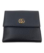 GUCCIグッチ）の古着「3つ折り財布」｜ブラック