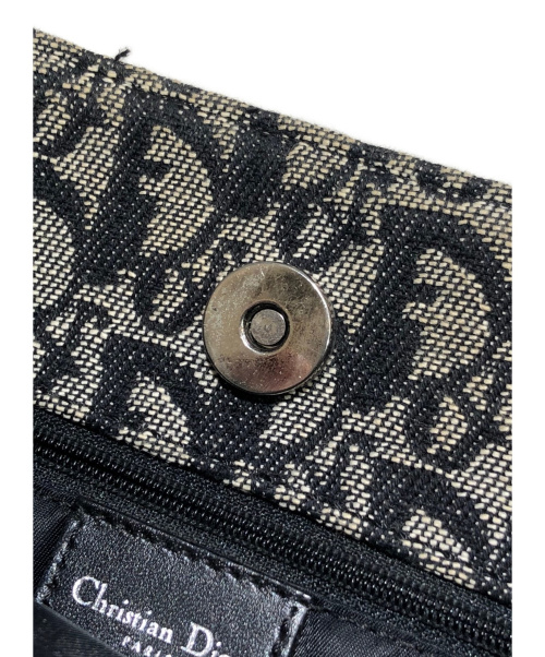 Christian Dior（クリスチャン ディオール）Christian Dior (クリスチャン ディオール) トロッターハンドバッグ ブラック×グレー サイズ:- トロッターの古着・服飾アイテム
