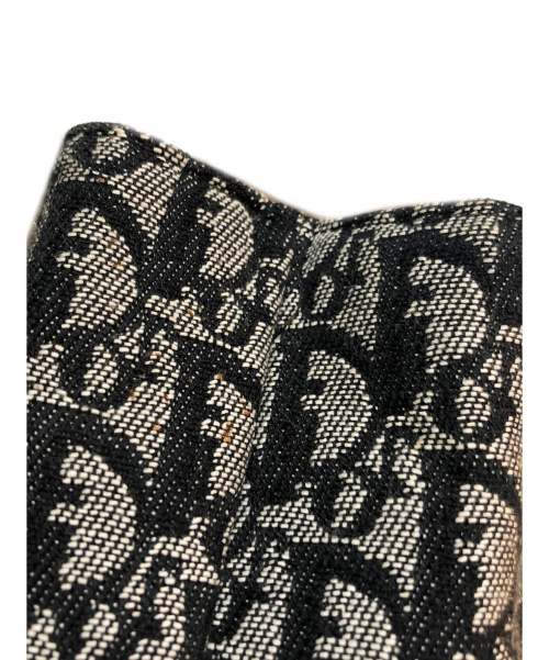 Christian Dior（クリスチャン ディオール）Christian Dior (クリスチャン ディオール) トロッターハンドバッグ ブラック×グレー サイズ:- トロッターの古着・服飾アイテム
