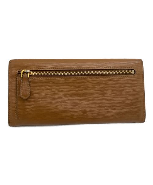 PRADA（プラダ）PRADA (プラダ) 長財布 ブラウンの古着・服飾アイテム