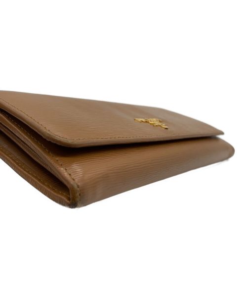 PRADA（プラダ）PRADA (プラダ) 長財布 ブラウンの古着・服飾アイテム