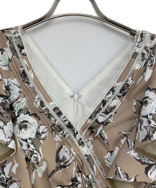 HER LIP TO（ハーリップトゥ）HER LIP TO (ハーリップトゥ) English Rose Garden Dress ベージュ サイズ:Sの古着・服飾アイテム