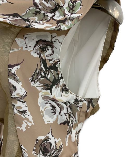 HER LIP TO（ハーリップトゥ）HER LIP TO (ハーリップトゥ) English Rose Garden Dress ベージュ サイズ:Sの古着・服飾アイテム