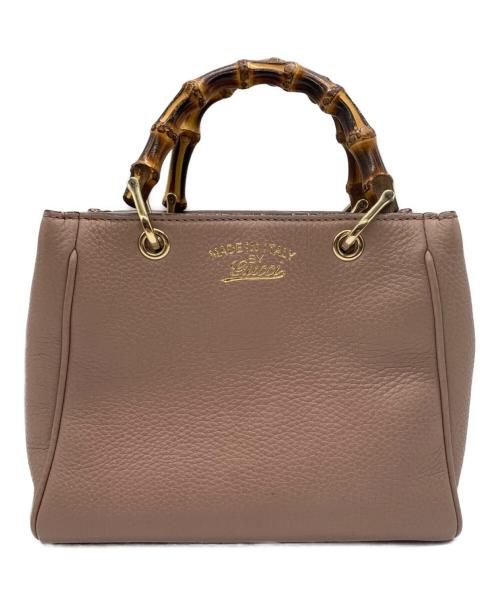 GUCCI（グッチ）GUCCI (グッチ) ハンドバッグ ピンクの古着・服飾アイテム