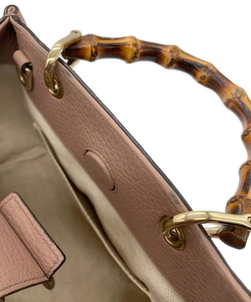 GUCCI（グッチ）GUCCI (グッチ) ハンドバッグ ピンクの古着・服飾アイテム