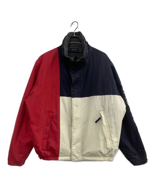 NAUTICA（ノーティカ）NAUTICA (ノーティカ) リバーシブルボアジャケット グレー サイズ:Lの古着・服飾アイテム