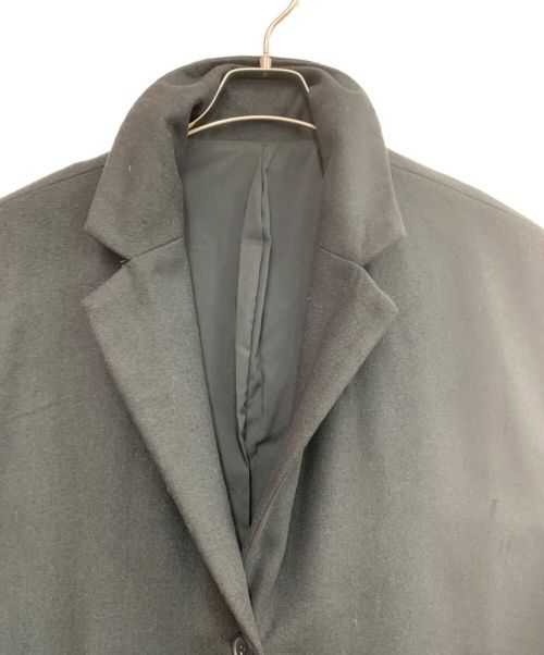 nairo（ナイロ）nairo (ナイロ) オーバーサイズチェスターコート ブラック サイズ:Mの古着・服飾アイテム