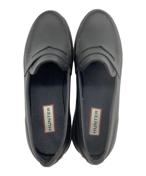 HUNTER（ハンター）HUNTER (ハンター) ローファー ブラック サイズ:UK7の古着・服飾アイテム