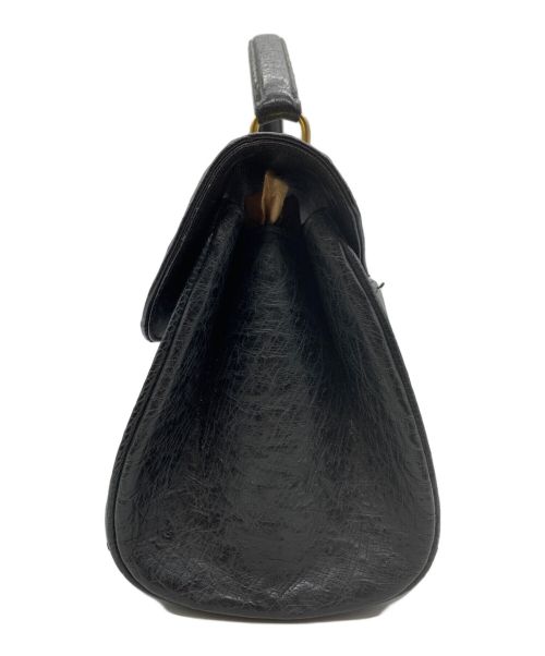 JRA（ジェーアールエー）JRA (ジェーアールエー) クロコダイルショルダーバッグ ブラックの古着・服飾アイテム