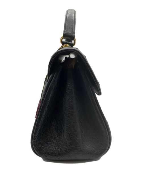 JRA（ジェーアールエー）JRA (ジェーアールエー) クロコダイルショルダーバッグ ブラックの古着・服飾アイテム