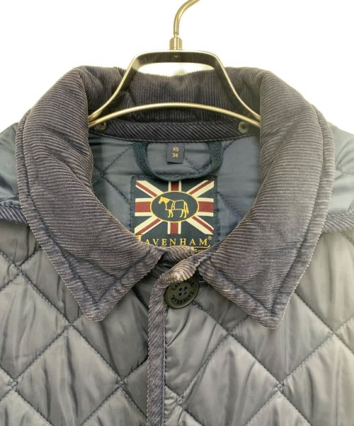LAVENHAM（ラベンハム）LAVENHAM (ラベンハム) キルティングコート ネイビー サイズ:XSの古着・服飾アイテム
