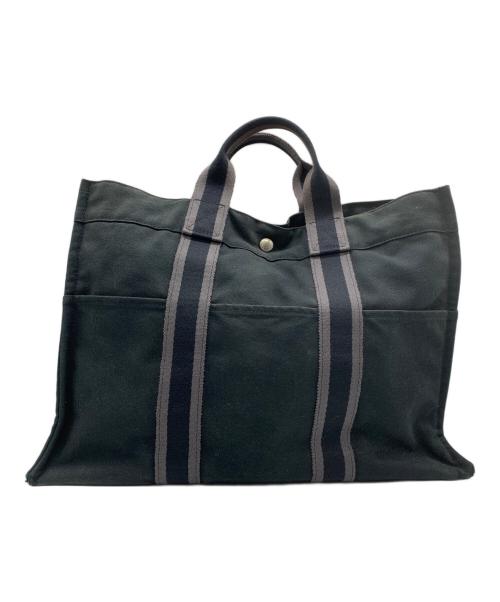 HERMES（エルメス）HERMES (エルメス) トートバッグ ブラックの古着・服飾アイテム