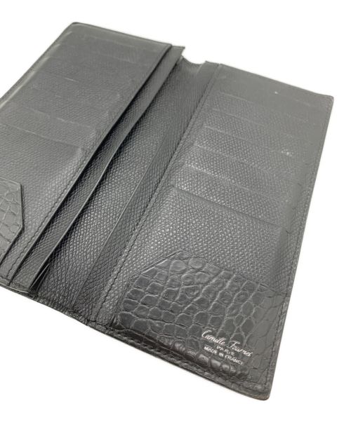 CAMILLE FOURNET（カミーユ・フォルネ）CAMILLE FOURNET (カミーユ・フォルネ) 長財布 ブラックの古着・服飾アイテム