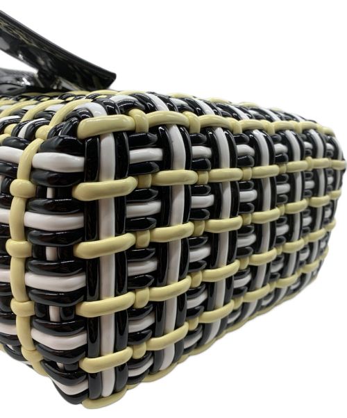 BALENCIAGA（バレンシアガ）BALENCIAGA (バレンシアガ) 2WAYショルダーバッグ ブラック×イエローの古着・服飾アイテム