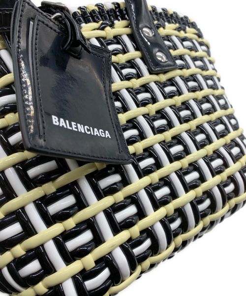 BALENCIAGA（バレンシアガ）BALENCIAGA (バレンシアガ) 2WAYショルダーバッグ ブラック×イエローの古着・服飾アイテム