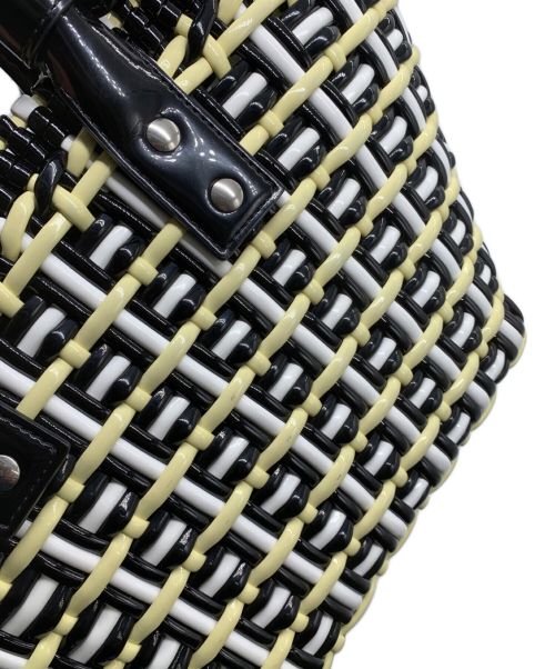 BALENCIAGA（バレンシアガ）BALENCIAGA (バレンシアガ) 2WAYショルダーバッグ ブラック×イエローの古着・服飾アイテム