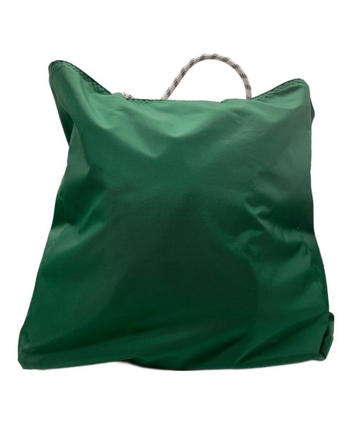 NOMADIS（ノマディス）NOMADIS (ノマディス) リバーシブルトートバッグ グリーン×ネイビーの古着・服飾アイテム