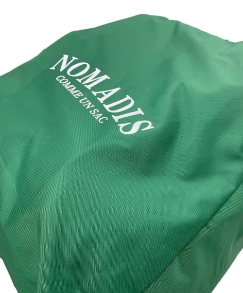 NOMADIS（ノマディス）NOMADIS (ノマディス) リバーシブルトートバッグ グリーン×ネイビーの古着・服飾アイテム