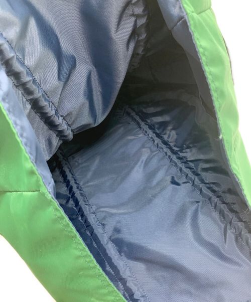 NOMADIS（ノマディス）NOMADIS (ノマディス) リバーシブルトートバッグ グリーン×ネイビーの古着・服飾アイテム