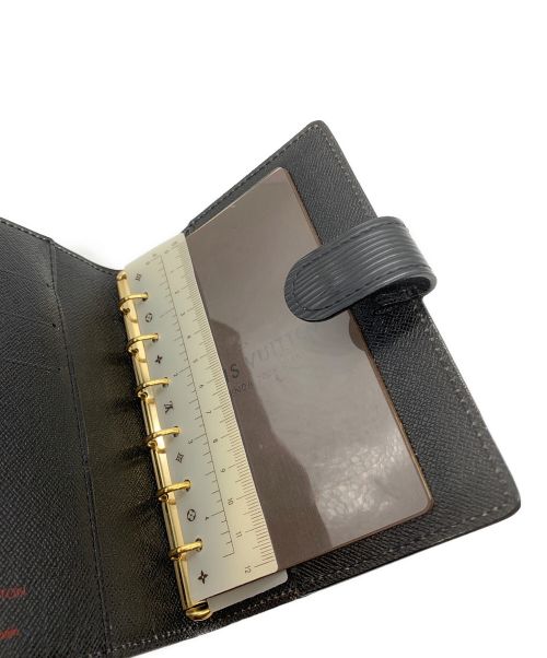 LOUIS VUITTON（ルイ ヴィトン）LOUIS VUITTON (ルイ ヴィトン) 手帳カバー ブラックの古着・服飾アイテム