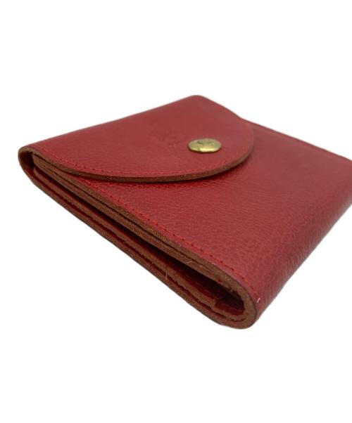 IL BISONTE（イル ビゾンテ）IL BISONTE (イル ビゾンテ) 2つ折り財布 レッドの古着・服飾アイテム