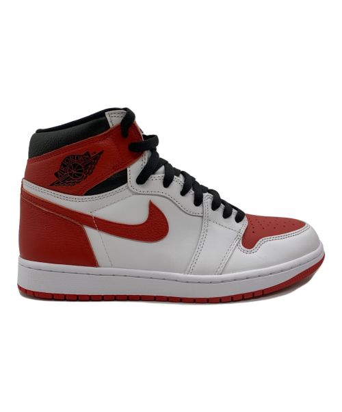 NIKE（ナイキ）NIKE (ナイキ) ハイカットスニーカー ホワイト×レッド サイズ:27の古着・服飾アイテム