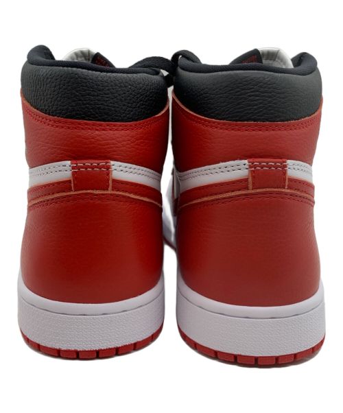 NIKE（ナイキ）NIKE (ナイキ) ハイカットスニーカー ホワイト×レッド サイズ:27の古着・服飾アイテム