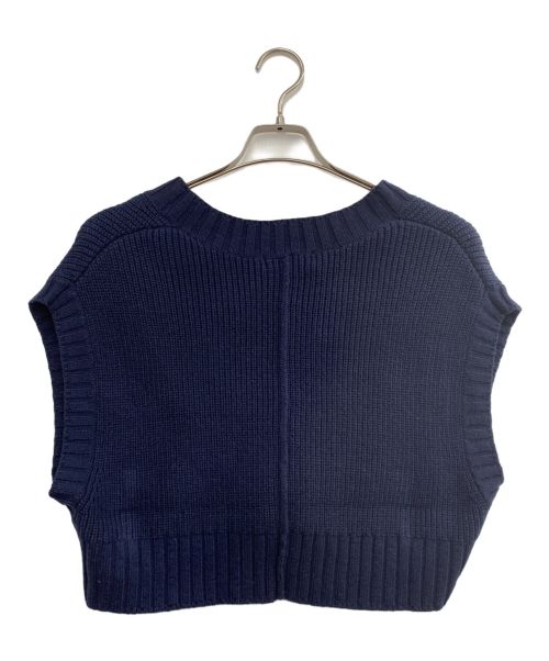Mystrada（マイストラーダ）Mystrada (マイストラーダ) ニットベスト ネイビー サイズ:36の古着・服飾アイテム