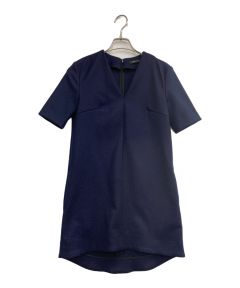 中古・古着通販】YOKO CHAN (ヨーコチャン) 半袖ワンピース ネイビー
