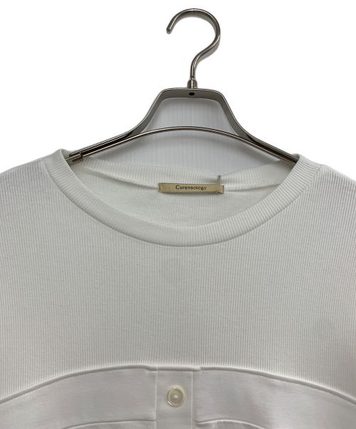 Curensology（カレンソロジー）Curensology (カレンソロジー) 半袖Tシャツ ホワイト サイズ:FREEの古着・服飾アイテム