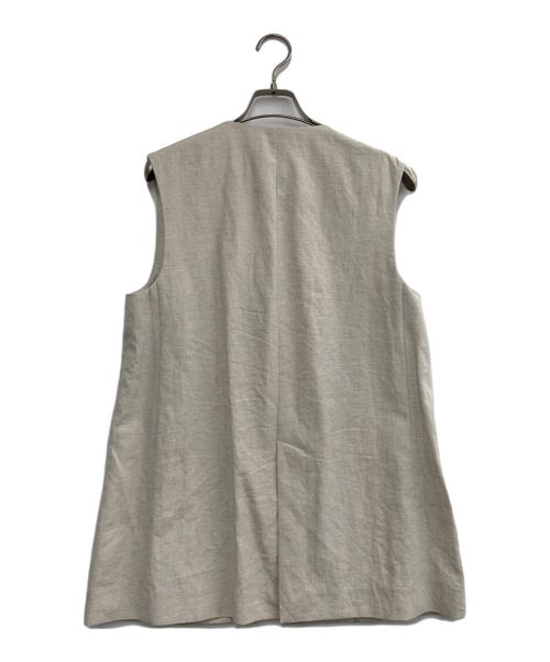 RIAM-PLAGE（リアムプラージュ）RIAM-PLAGE (リアムプラージュ) ノースリーブカーディガン ベージュ サイズ:Mの古着・服飾アイテム