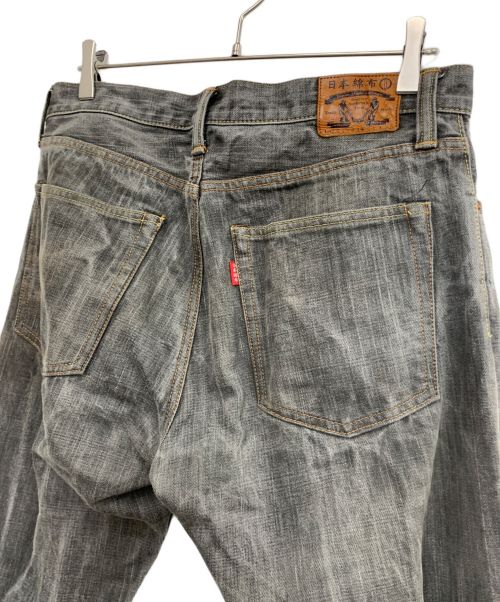 日本綿布（日本綿布）日本綿布 (日本綿布) デニムパンツ グレー サイズ:34の古着・服飾アイテム